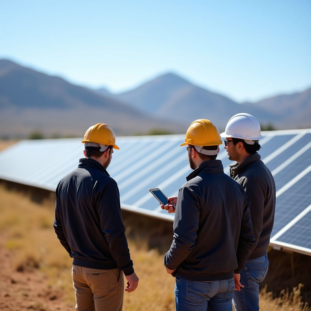 Visita a proyecto de energía renovable